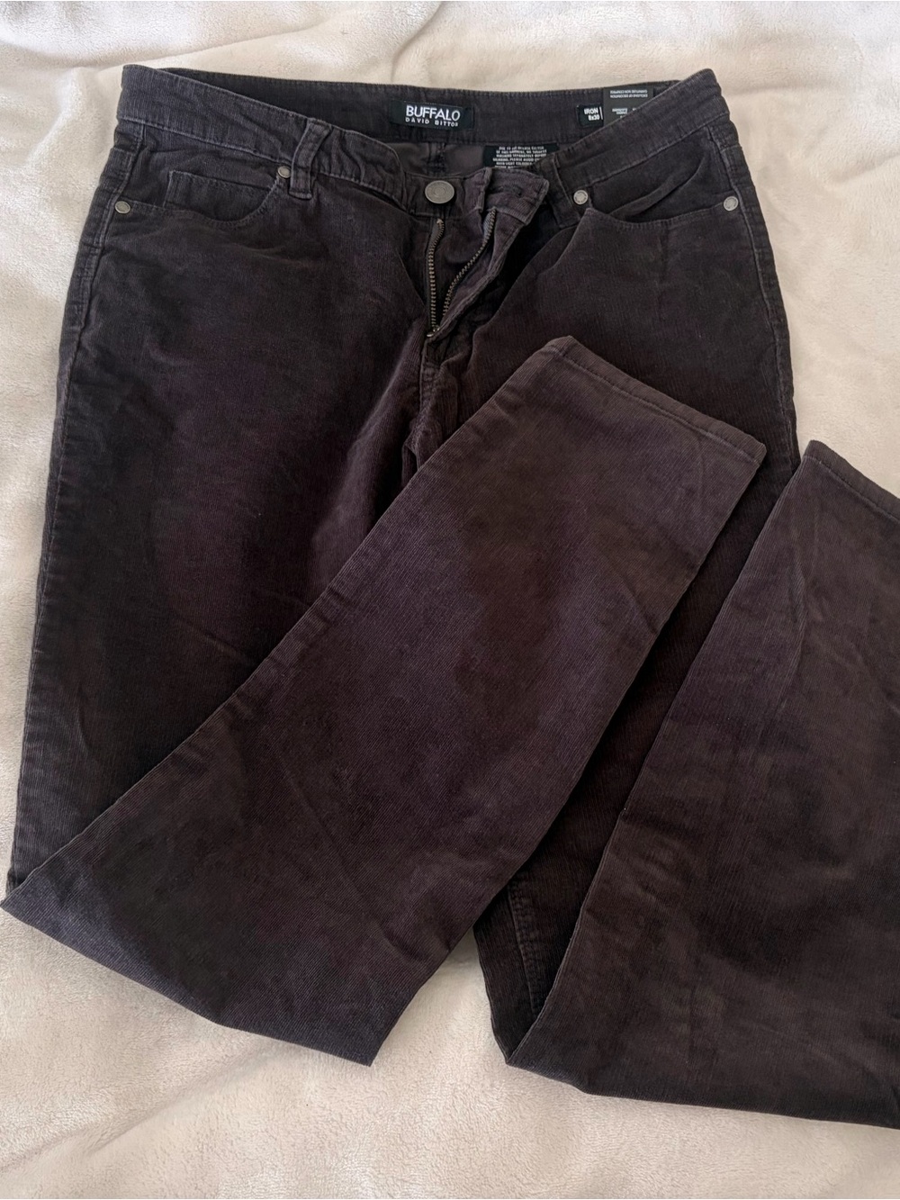 NWOT Buffalo David Bitton Women’s Black Skinny Corduroy Jeans